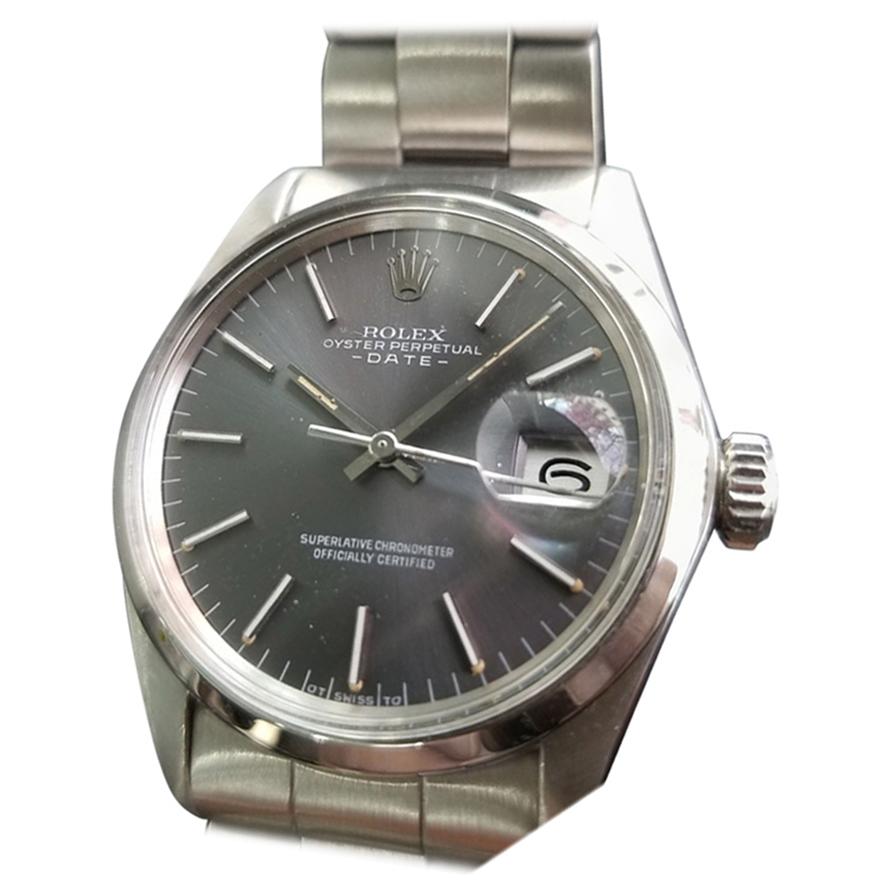 Men's Rolex Oyster Perpetual Date Ref.1500 Automatic, c.1970s Vintage RA110