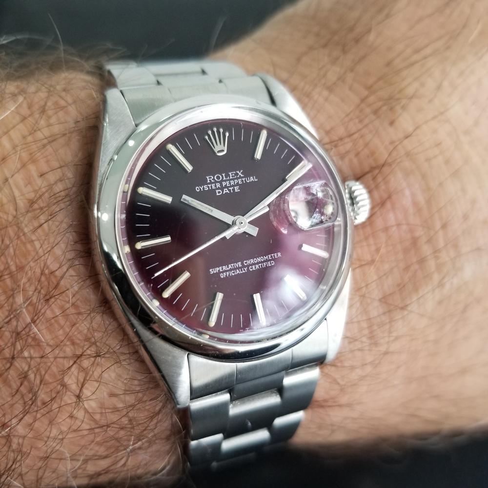 Mens Rolex Oyster Perpetual Date Ref.1501 Automatic c.1960s Vintage RA111 6