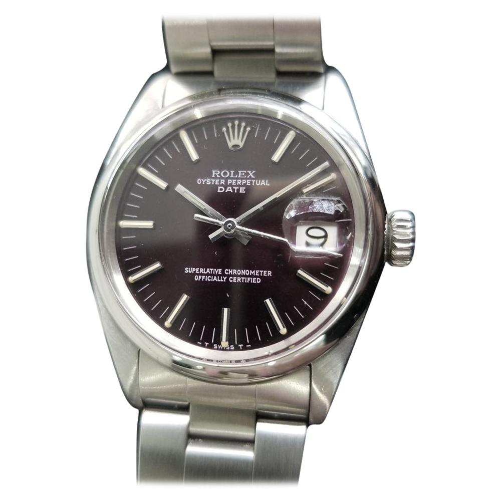 Mens Rolex Oyster Perpetual Date Ref.1501 Automatic c.1960s Vintage RA111