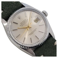 Mens Rolex Oyster Perpetual Datejust 16014 18k Gold SS Automatic 1970s RA332B