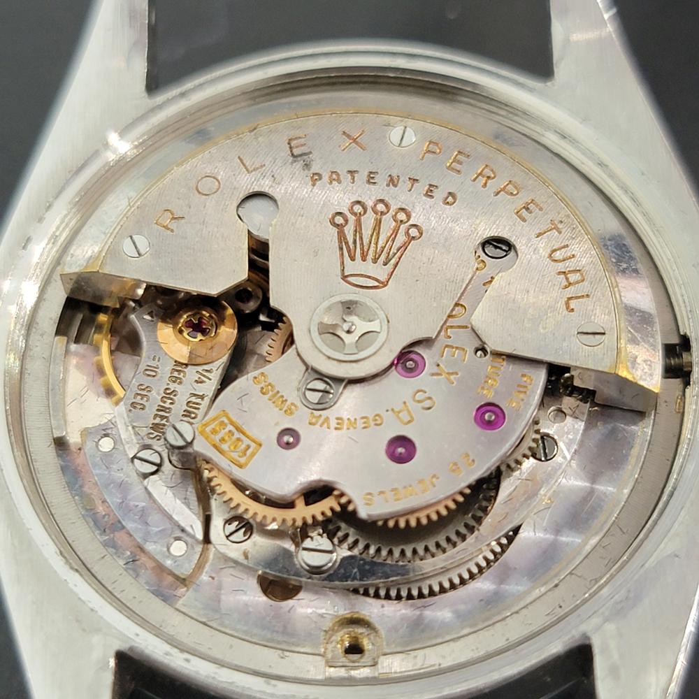 Mens Rolex Oyster Perpetual Datejust 6605 36mm Automatic 1950s Swiss RA198R 5