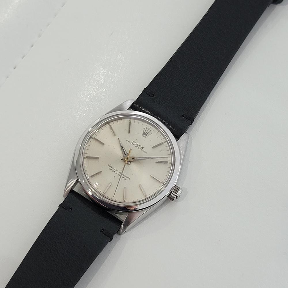 Men's Mens Rolex Oyster Perpetual Ref 1002 Automatic 1960s Swiss Vintage RA143 For Sale
