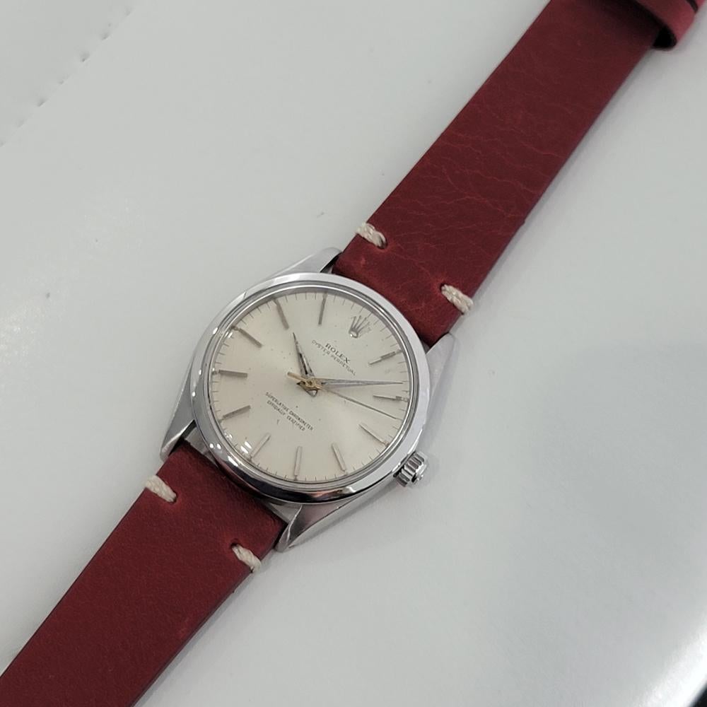 Men's Mens Rolex Oyster Perpetual Ref 1002 Automatic 1960s Vintage Swiss RA143R For Sale