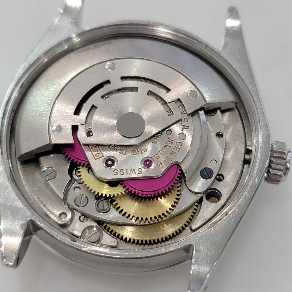 Mens Rolex Oyster Perpetual Ref 1002 34mm Automatic 1960s Vintage Swiss RA461 For Sale 8