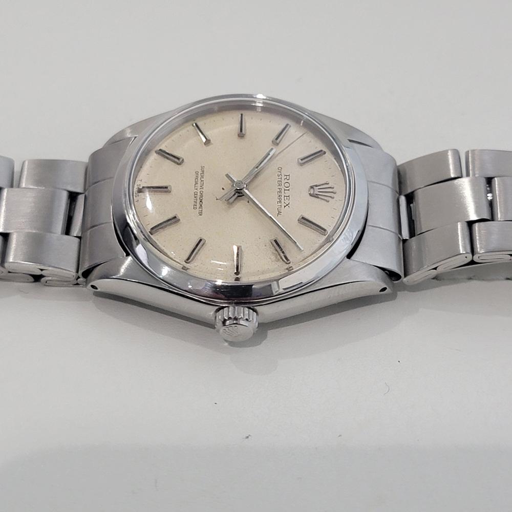 Mens Rolex Oyster Perpetual Ref 1002 34mm Automatic 1960s Vintage Swiss RA461 For Sale 1