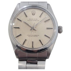 Mens Rolex Oyster Perpetual Ref 1002 34mm Automatic 1960s Vintage Swiss RA461