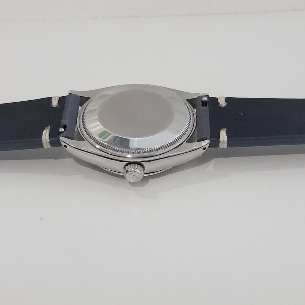 Mens Rolex Oyster Perpetual Ref 1002 34mm Automatic 1960s Vintage Swiss RA461B For Sale 6
