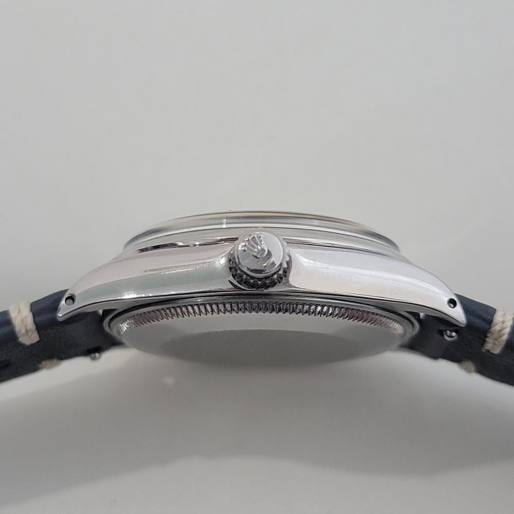 Mens Rolex Oyster Perpetual Ref 1002 34mm Automatic 1960s Vintage Swiss RA461B For Sale 5