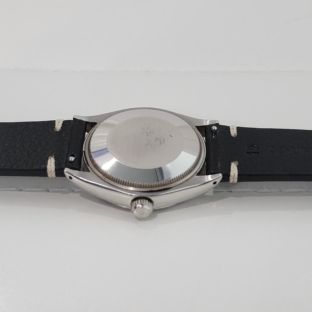 Mens Rolex Oyster Perpetual Ref 1002 34mm Automatic 1970s Swiss Vintage RA379 5