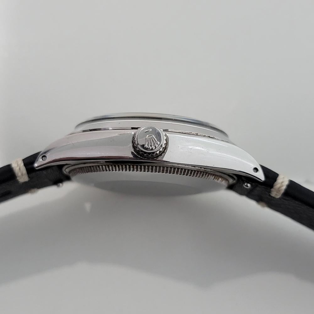 Mens Rolex Oyster Perpetual Ref 1002 34mm Automatic 1970s Swiss Vintage RA379 4