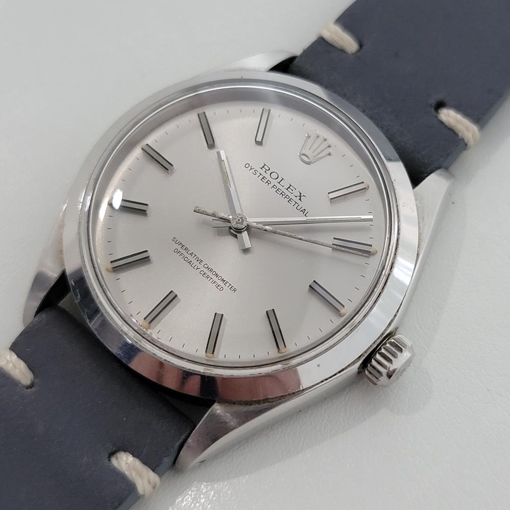 Men's Mens Rolex Oyster Perpetual Ref 1002 Automatic 1970s Vintage RA379G For Sale