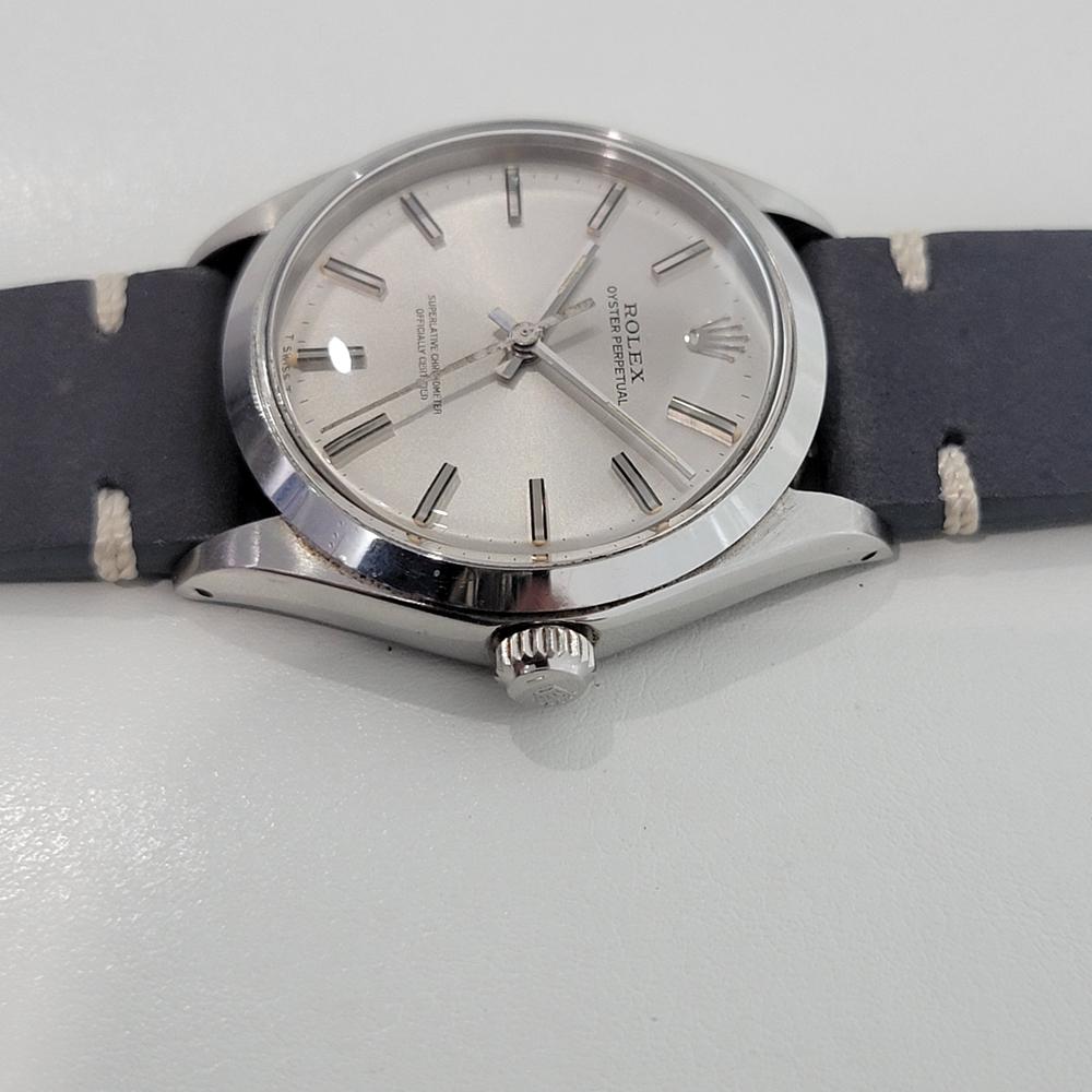 Mens Rolex Oyster Perpetual Ref 1002 Automatic 1970s Vintage RA379G For Sale 1