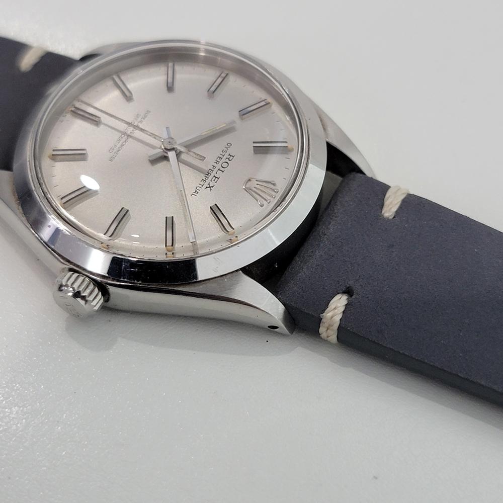 Mens Rolex Oyster Perpetual Ref 1002 Automatic 1970s Vintage RA379G For Sale 2