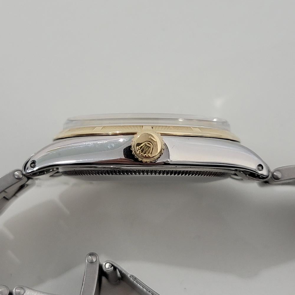 Mens Rolex Oyster Perpetual Ref 1003 34mm 14k Gold SS Automatic 1960s NA129S 4