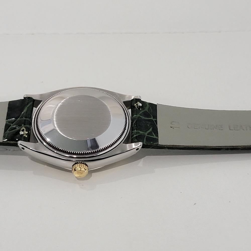 Rolex Oyster Perpetual Uomo Ref 1003 34mm Oro 14k SS Automatico 1960 RA435 6