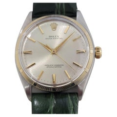 Rolex Oyster Perpetual Uomo Ref 1003 34mm Oro 14k SS Automatico 1960 RA435