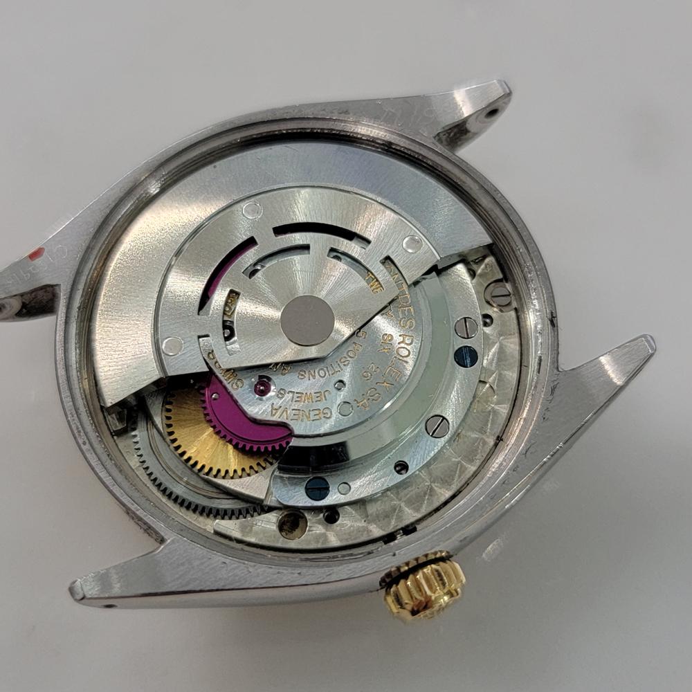 Mens Rolex Oyster Perpetual Ref 1003 34mm 14k Gold SS Automatic 1960s RA435S 8