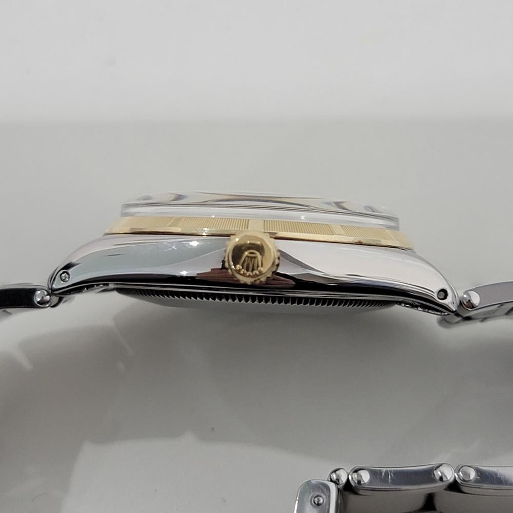 Mens Rolex Oyster Perpetual Ref 1003 34mm 14k Gold SS Automatic 1960s RA435S 4