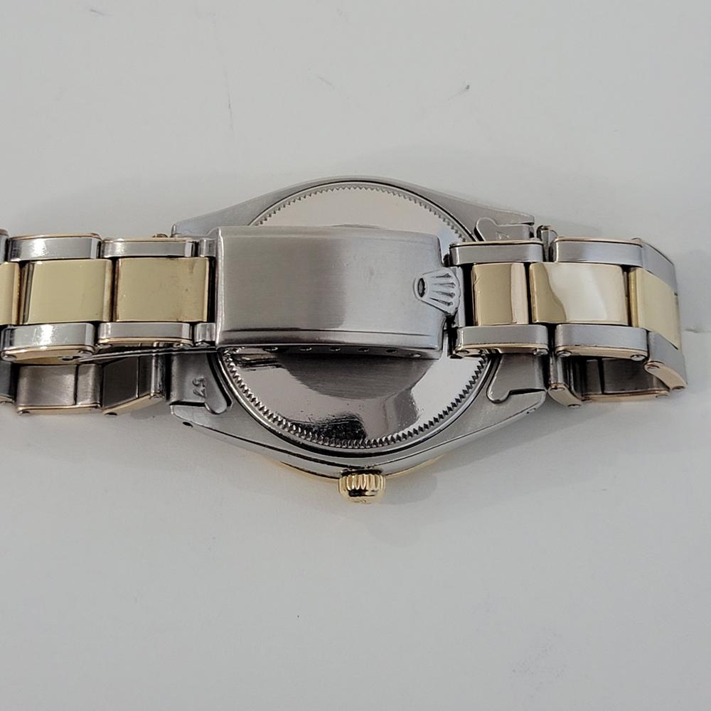 Mens Rolex Oyster Perpetual Ref 1005 14k Gold SS Automatic Vintage 1960s RJC204 For Sale 3