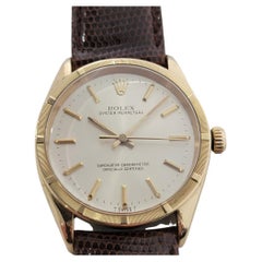 Mens Rolex Oyster Perpetual Ref 1007 18k Gold Automatic 1960s Vintage RA312