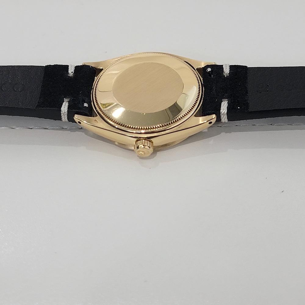 Mens Rolex Oyster Perpetual Ref 1007 34mm 18k Solid Gold Automatic 1960s RA438 For Sale 6
