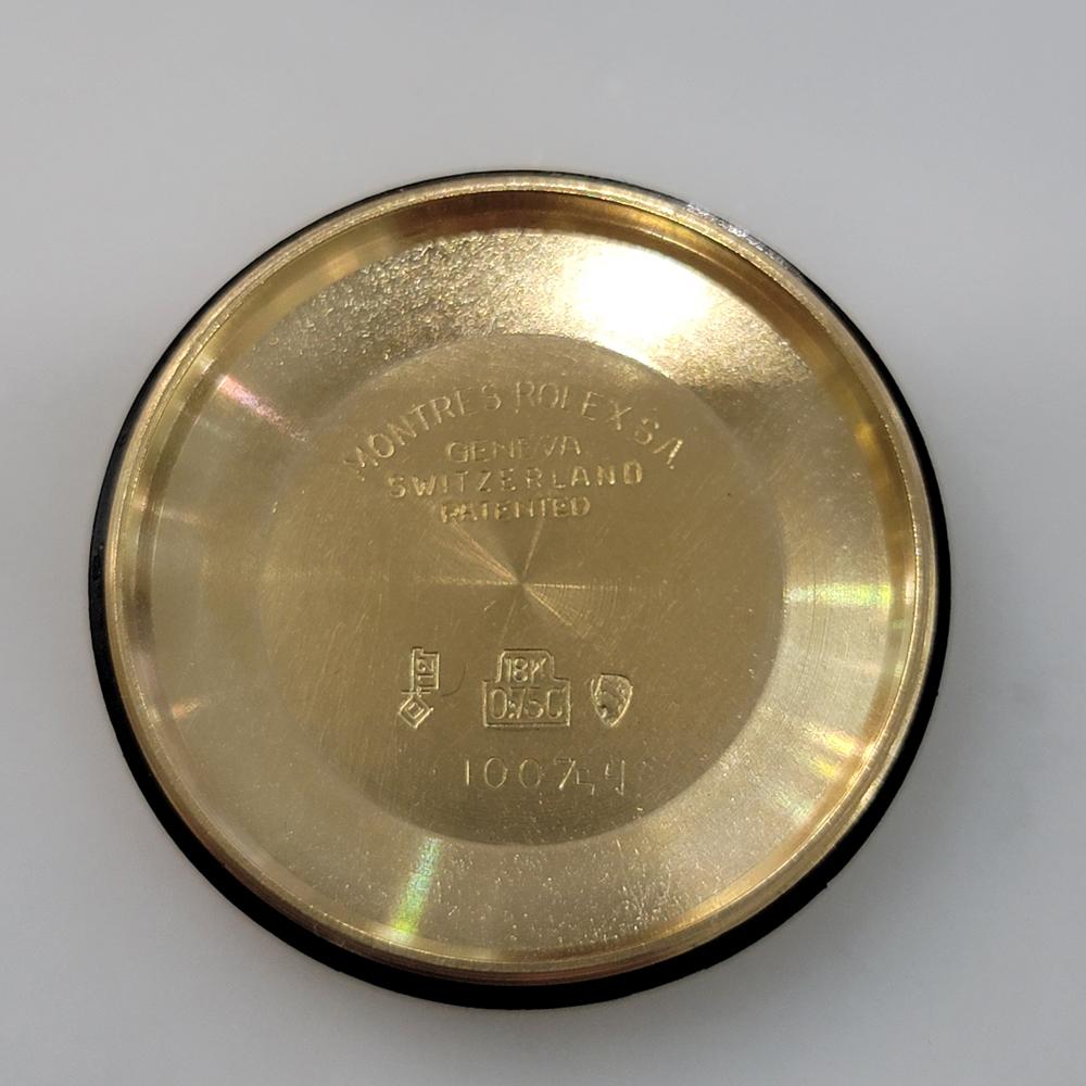 Mens Rolex Oyster Perpetual Ref 1007 34mm 18k Solid Gold Automatic 1960s RA438 For Sale 8