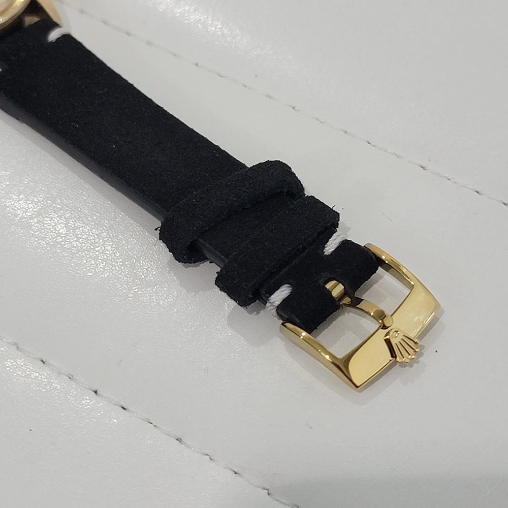 Mens Rolex Oyster Perpetual Ref 1007 34mm 18k Solid Gold Automatic 1960s RA438 For Sale 4