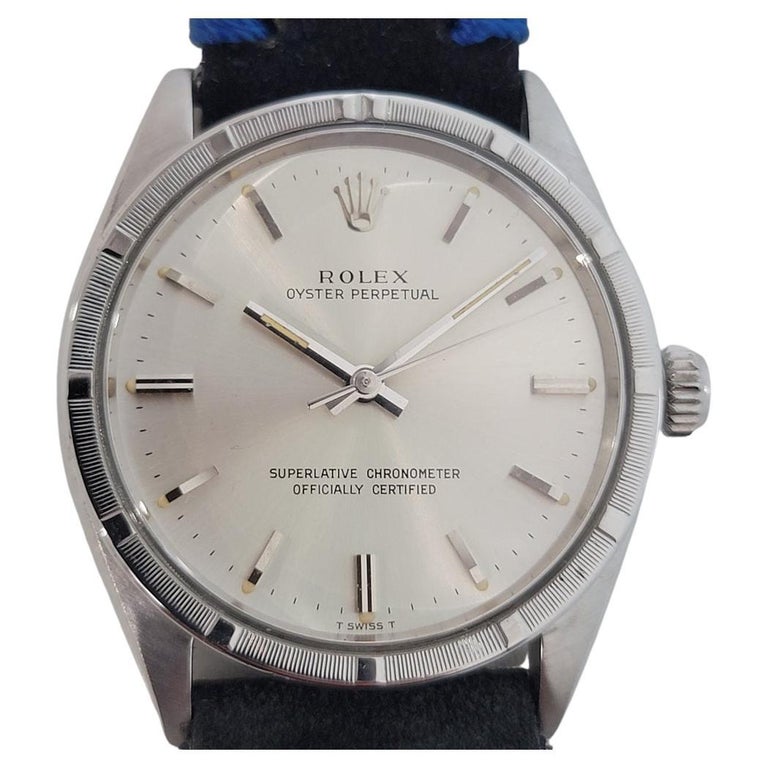 Mens Rolex Oyster Perpetual Ref 1007 Automatic 1960s Vintage RJC114 For  Sale at 1stDibs