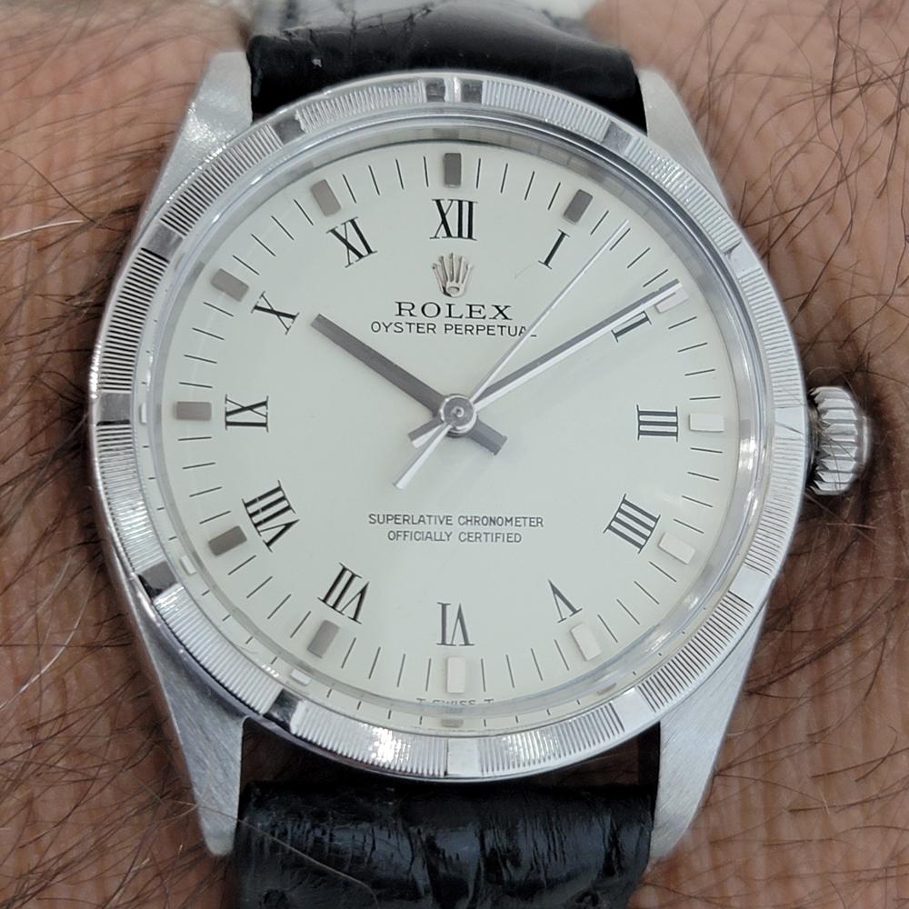 Mens Rolex Oyster Perpetual Ref 1007 Automatic 1960s Vintage Swiss RA258 8