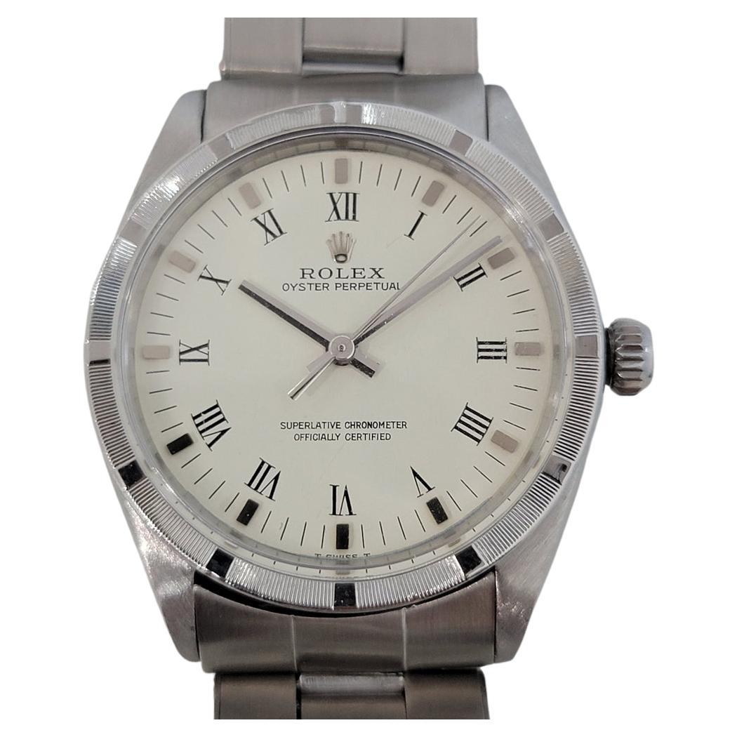 Mens Rolex Oyster Perpetual Ref 1007 Automatic 1960s Vintage Swiss RA258S
