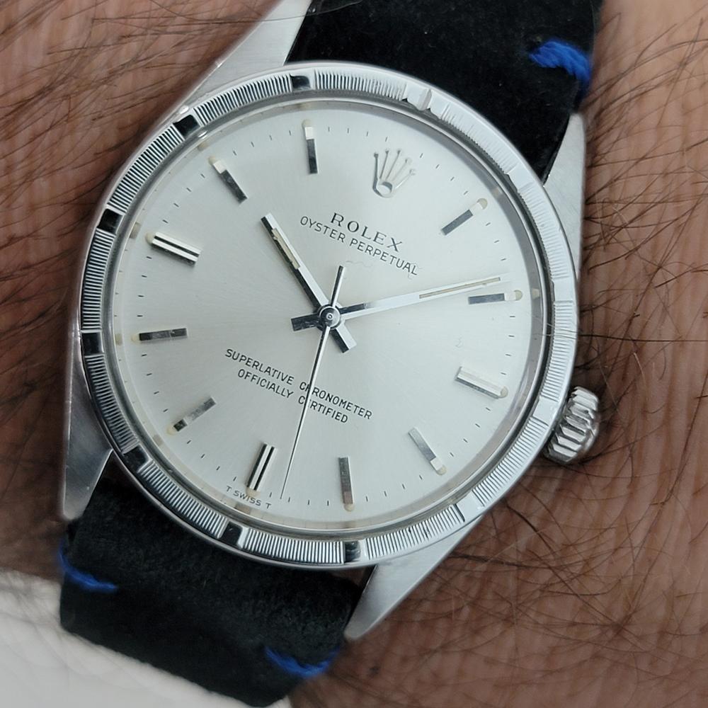 Mens Rolex Oyster Perpetual Ref 1007 Automatic 1960s Vintage Swiss RJC114 For Sale 5