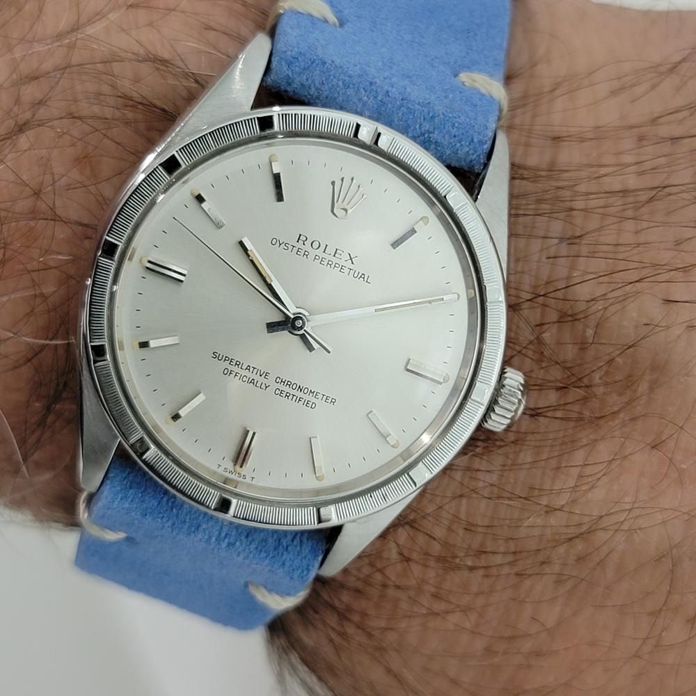 Mens Rolex Oyster Perpetual Ref 1007 Automatic 1960s Vintage RJC114B For Sale 6