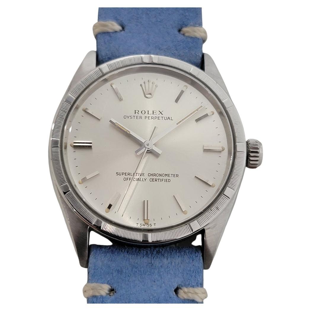 Mens Rolex Oyster Perpetual Ref 1007 Automatic 1960s Vintage RJC114B For Sale