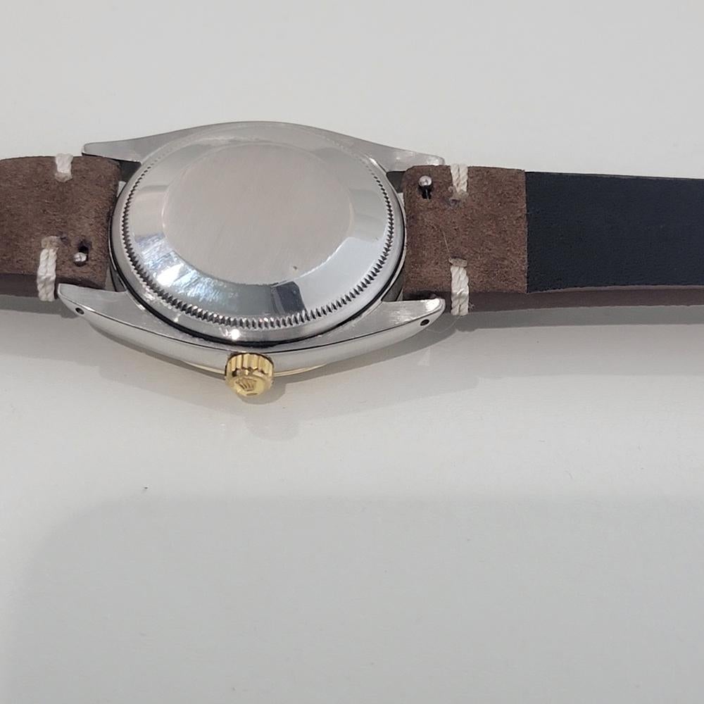 Mens Rolex Oyster Perpetual Ref 1008 35mm 18k SS Automatic 1960s Vintage RA464B 6