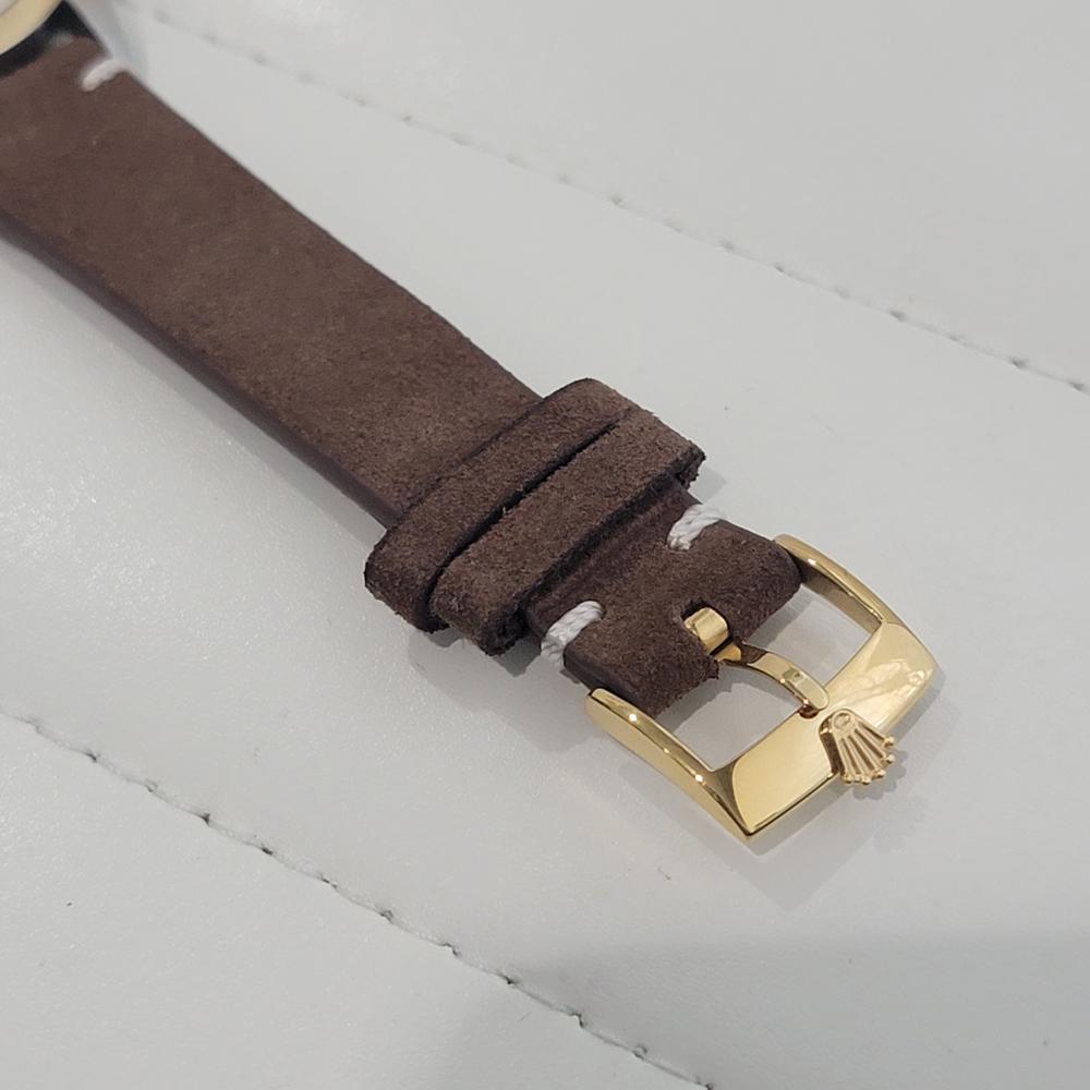 Mens Rolex Oyster Perpetual Ref 1008 35mm 18k SS Automatic 1960s Vintage RA464B 4