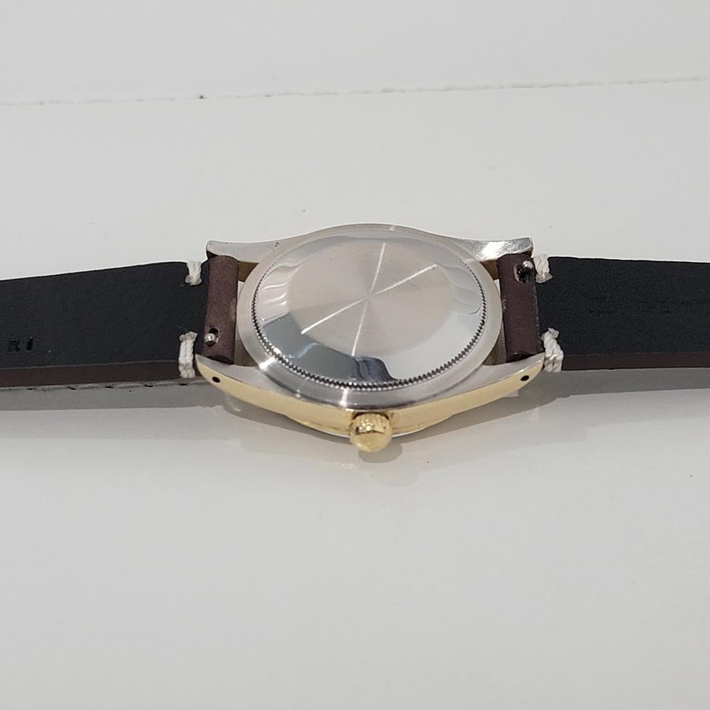 Mens Rolex Oyster Perpetual Ref 1014 34mm Gold Capped Automatic 1960s RA445 6