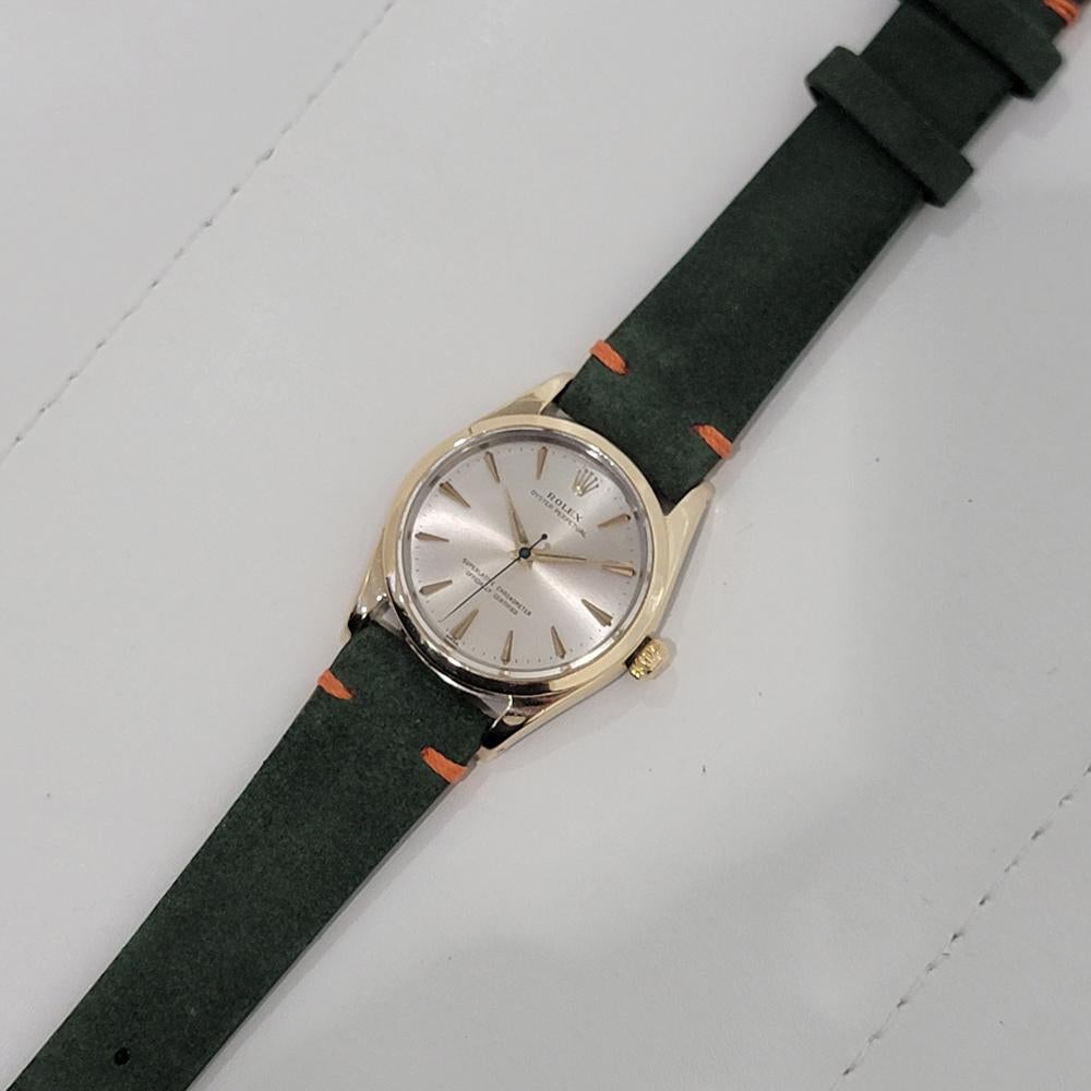 Mens Rolex Oyster Perpetual Ref 1014 34mm Gold Capped Automatic 1960s RA445 3