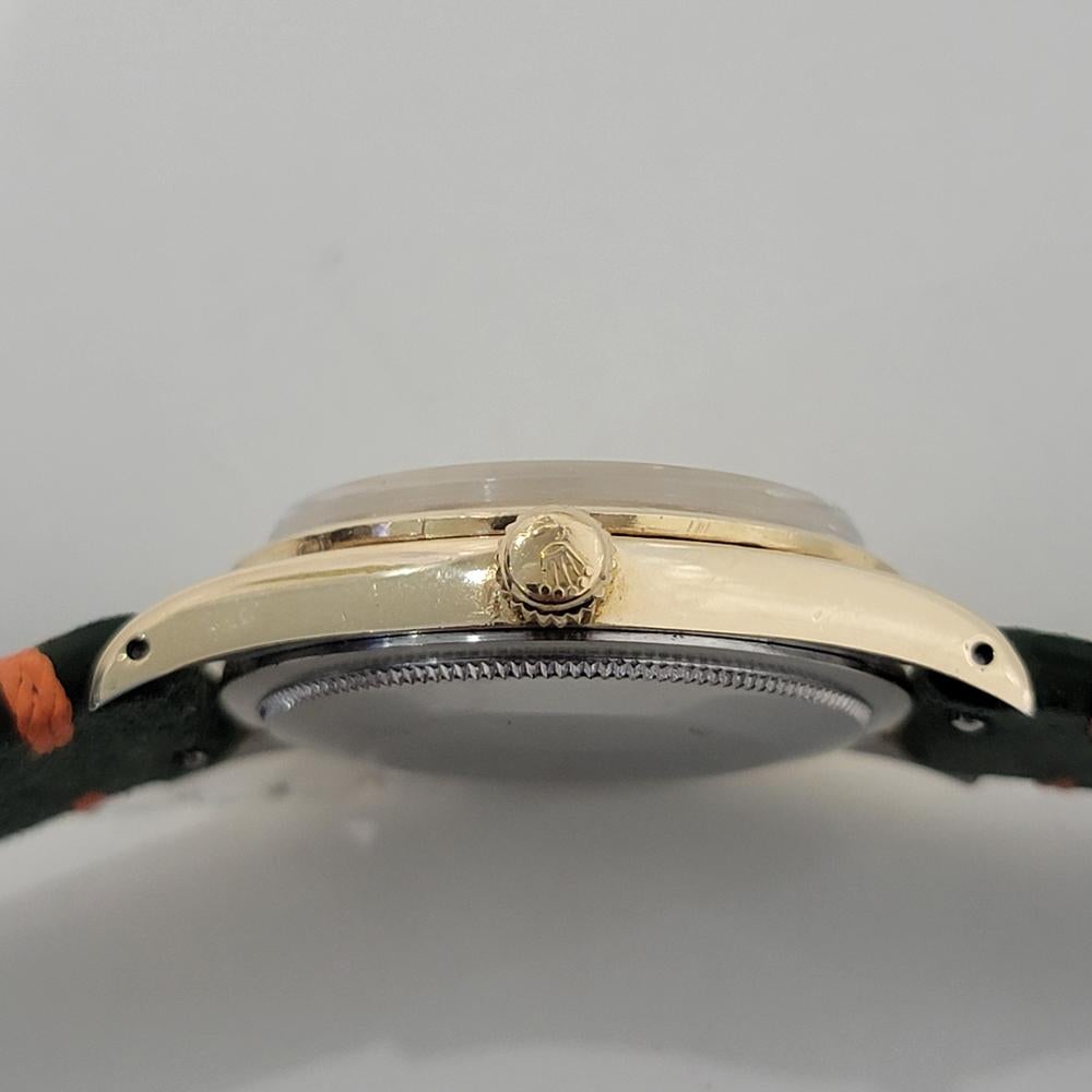 Mens Rolex Oyster Perpetual Ref 1014 34mm Gold Capped Automatic 1960s RA445 5