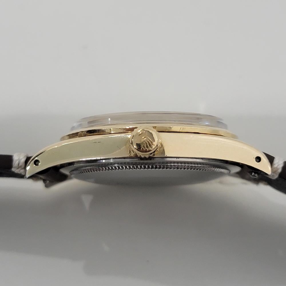 Mens Rolex Oyster Perpetual Ref 1014 34mm Gold Capped Automatic 1960s RA445 5