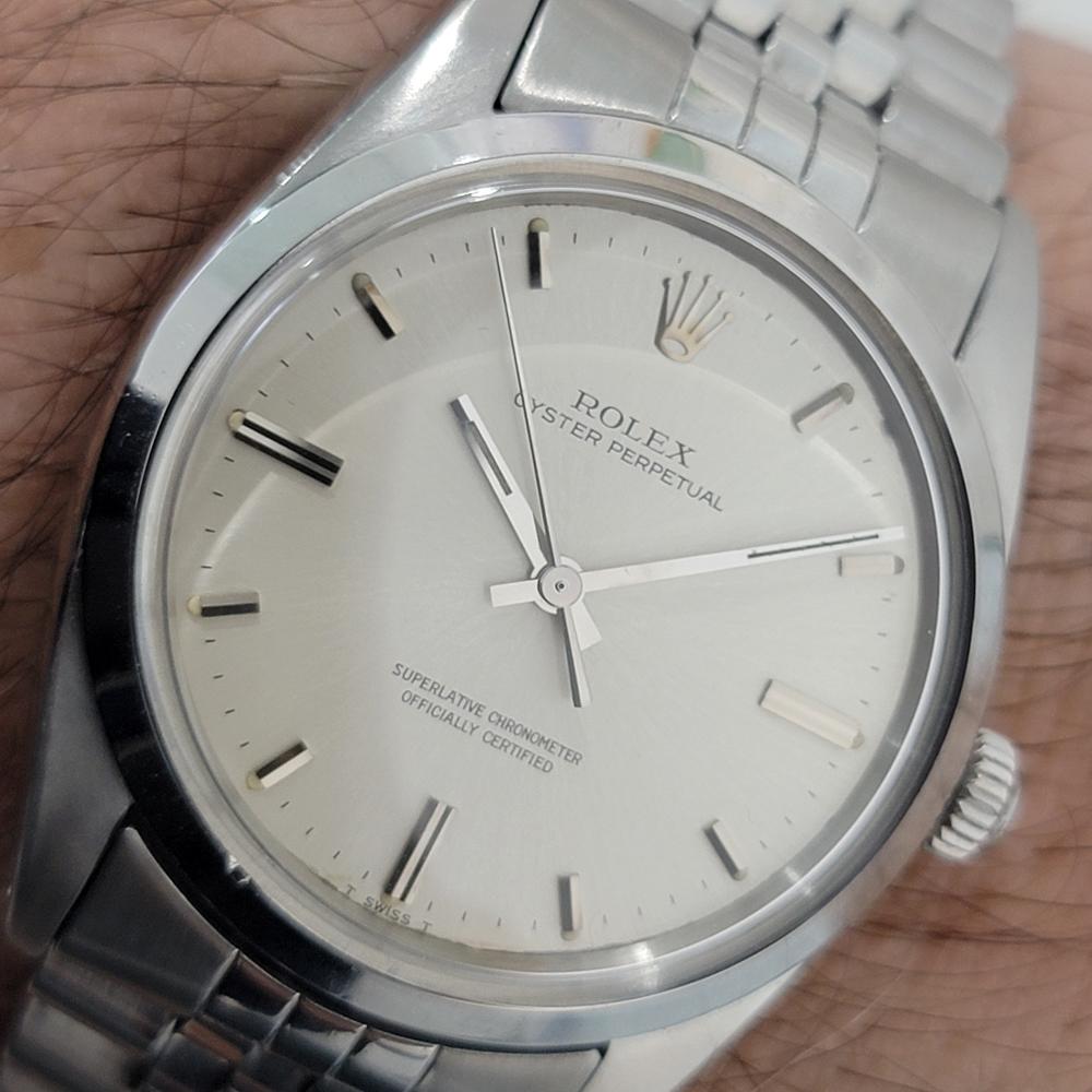 Rolex Oyster Perpetual Uomo Ref 1018 36mm Automatico 1960 Vintage Svizzero RA433S 11