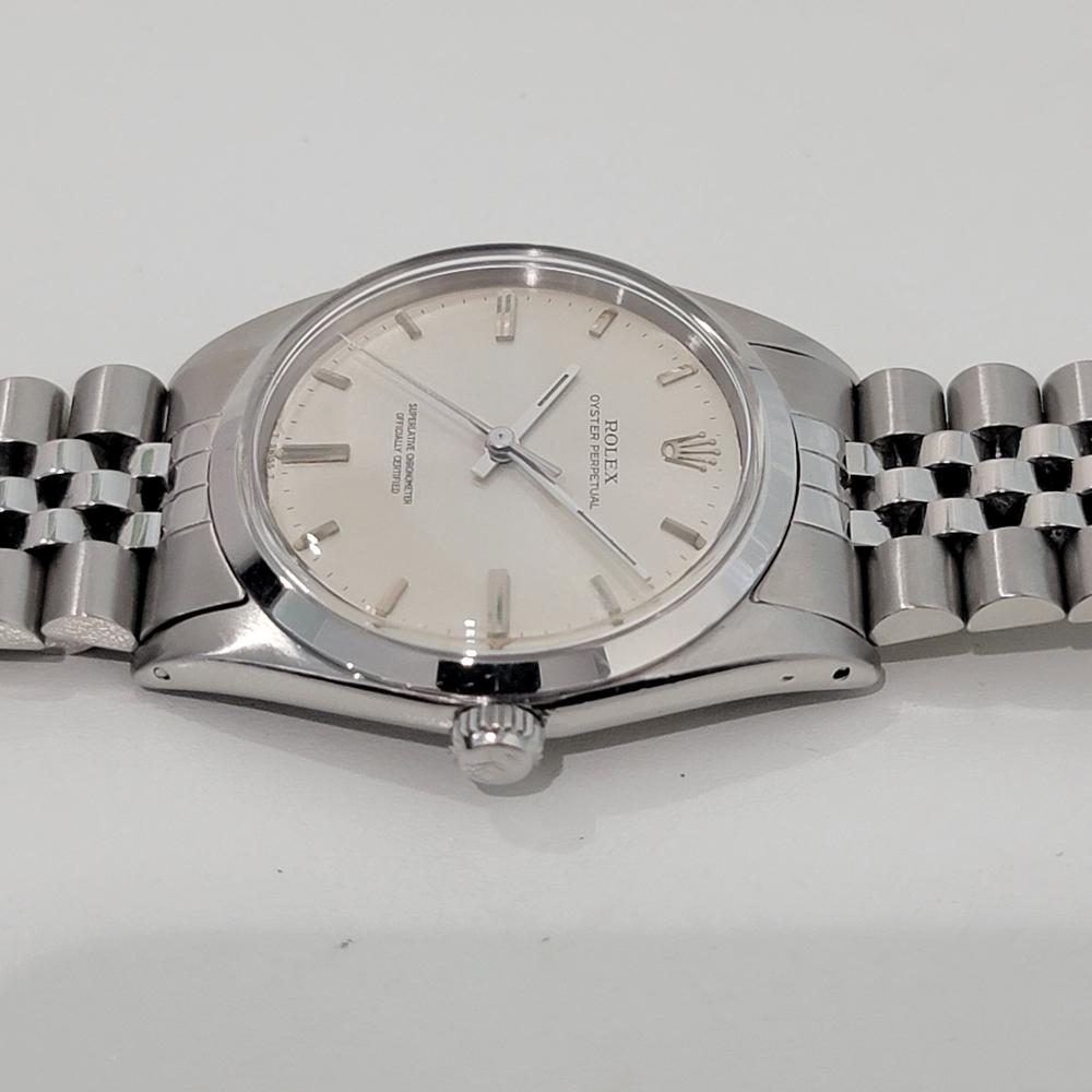Rolex Oyster Perpetual Uomo Ref 1018 36mm Automatico 1960 Vintage Svizzero RA433S 2