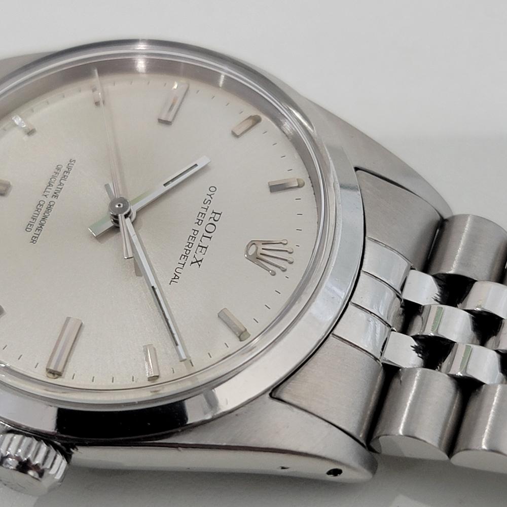 Rolex Oyster Perpetual Uomo Ref 1018 36mm Automatico 1960 Vintage Svizzero RA433S 3