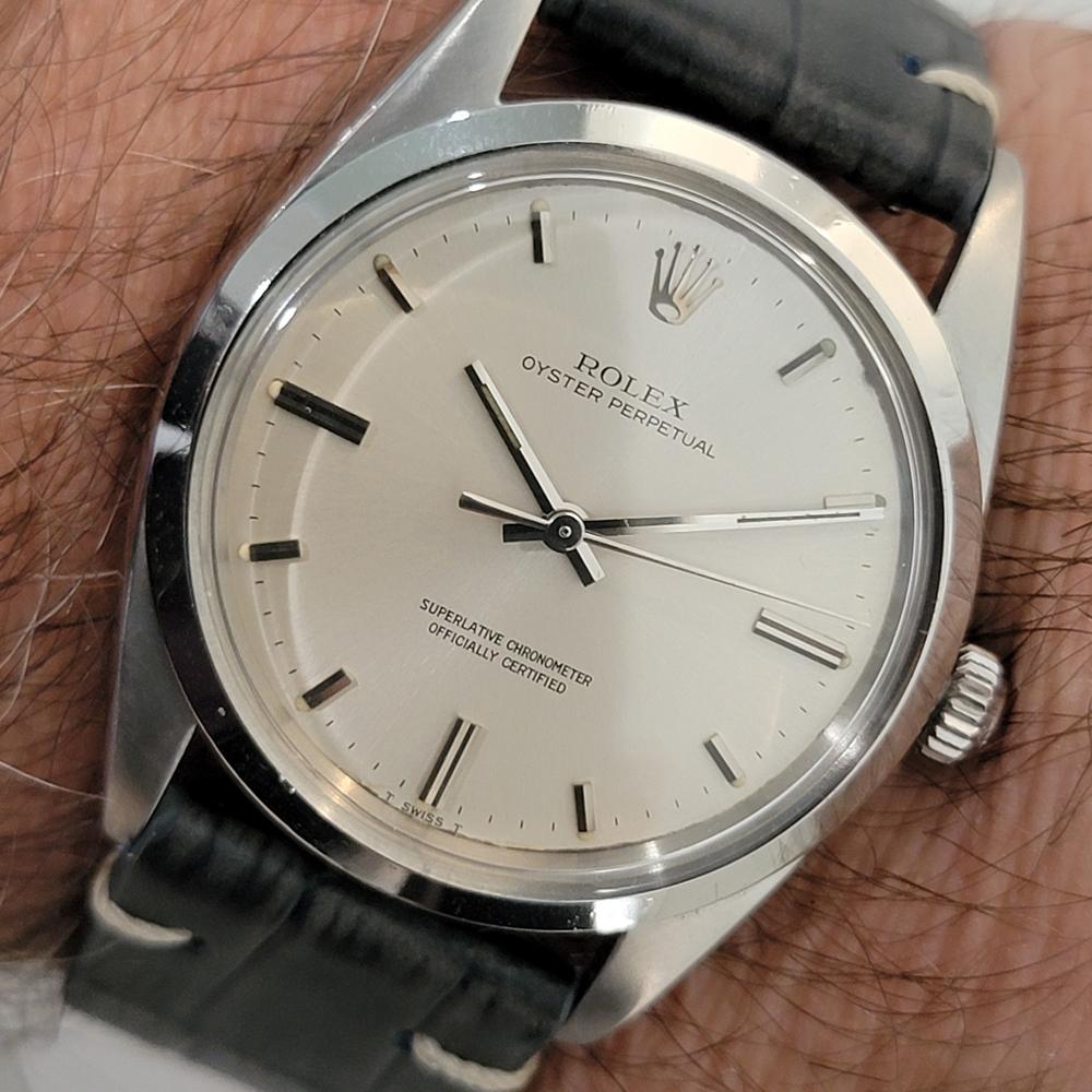 Mens Rolex Oyster Perpetual Ref 1018 36mm Automatic 1960s Vintage Swiss RA433 9