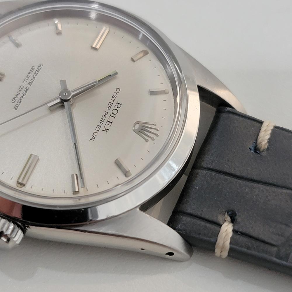Mens Rolex Oyster Perpetual Ref 1018 36mm Automatic 1960s Vintage Swiss RA433 2