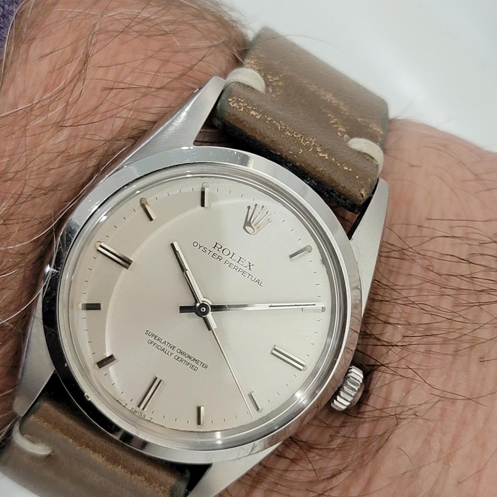 Rolex Oyster Perpetual Réf. 1018 36 mm, automatique, années 1960, vintage suisse RA433B 9