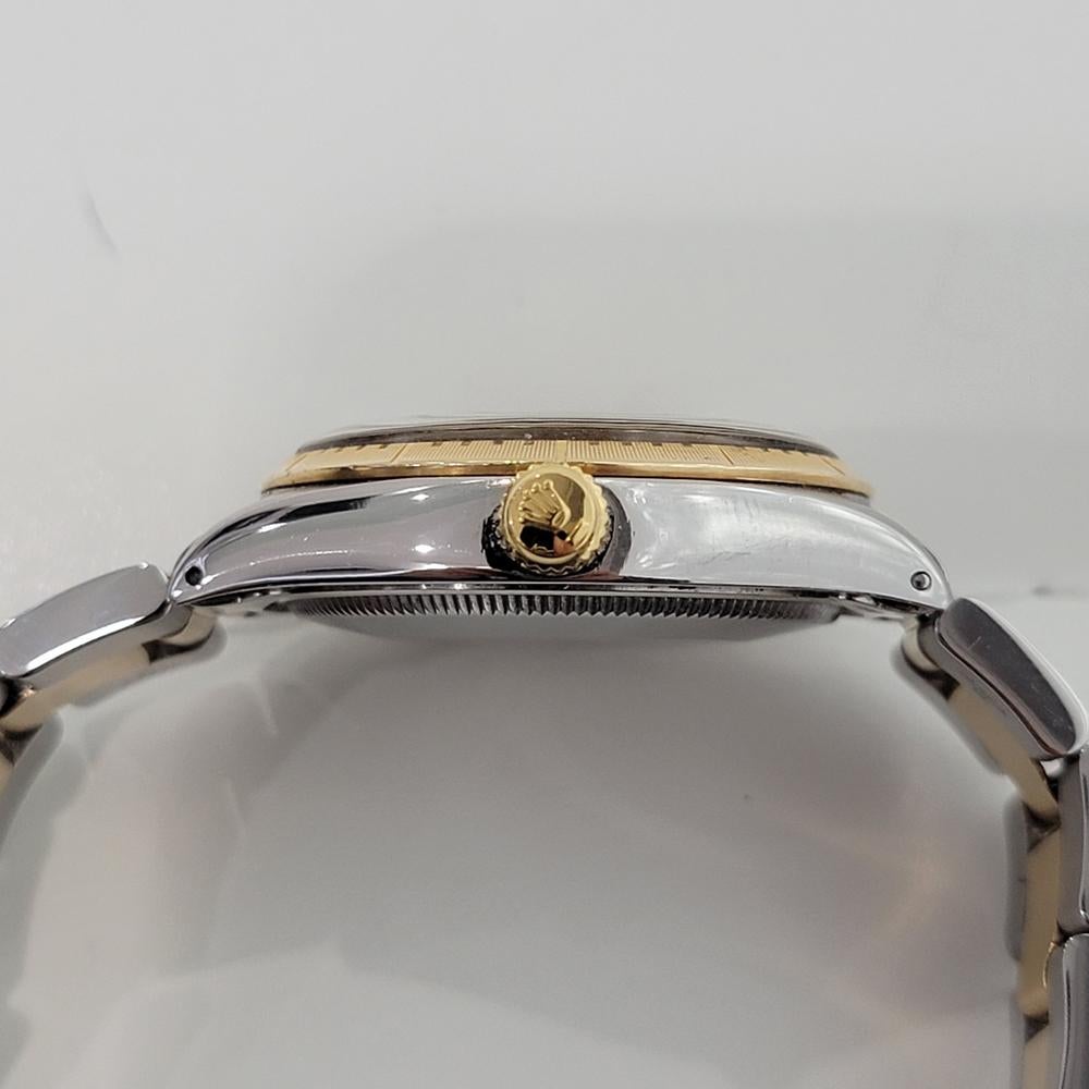 Herren Rolex Oyster Perpetual Ref 1038 18k SS Automatik 1980er Jahre Schweizer RA281 7