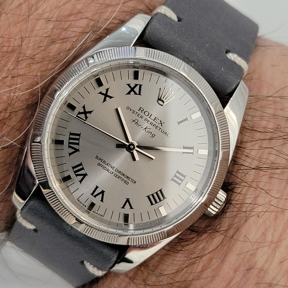 Mens Rolex Oyster Perpetual Ref 114210 Air King Automatic 2000s Swiss RA449 9