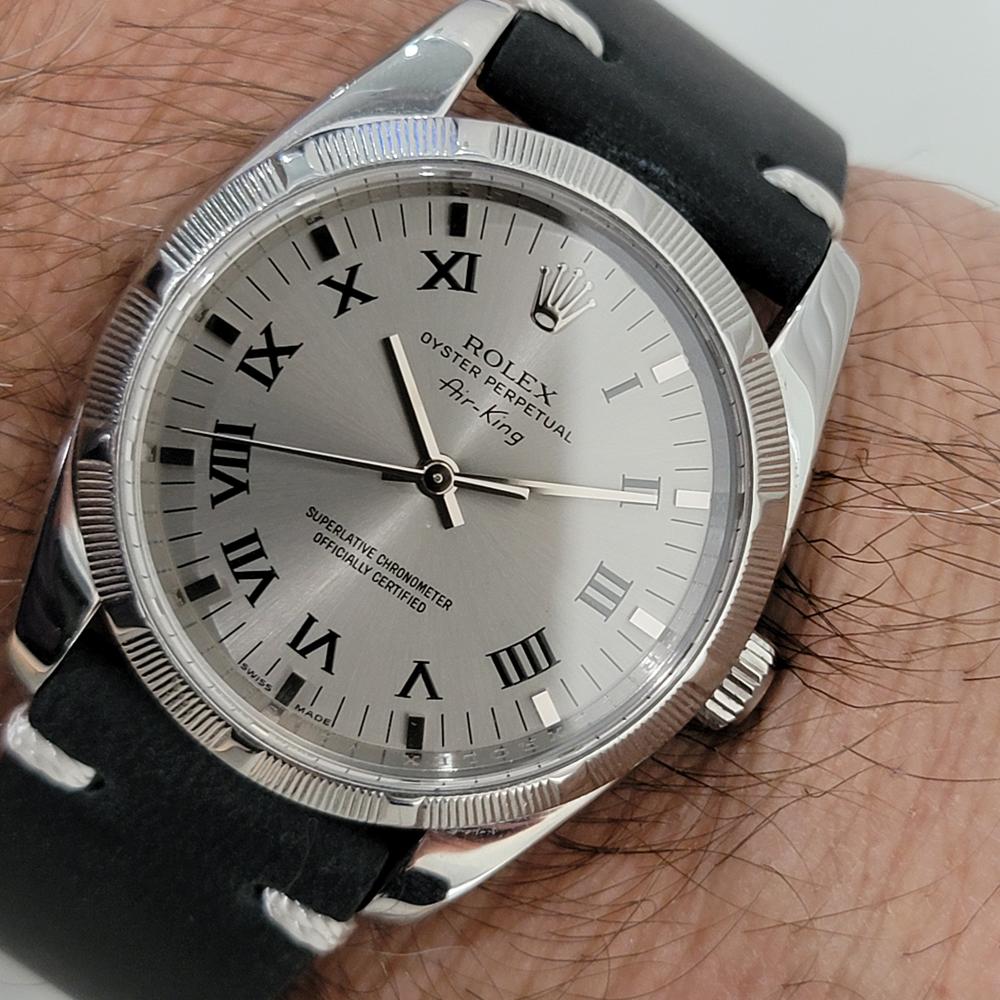 Mens Rolex Oyster Perpetual Ref 114210 Air King Automatic 2000s Swiss RA449B 9