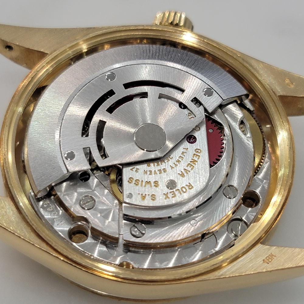 Mens Rolex Oyster perpetual Ref 14238 18k Solid Gold 35mm Automatic 1990s NA138B 6