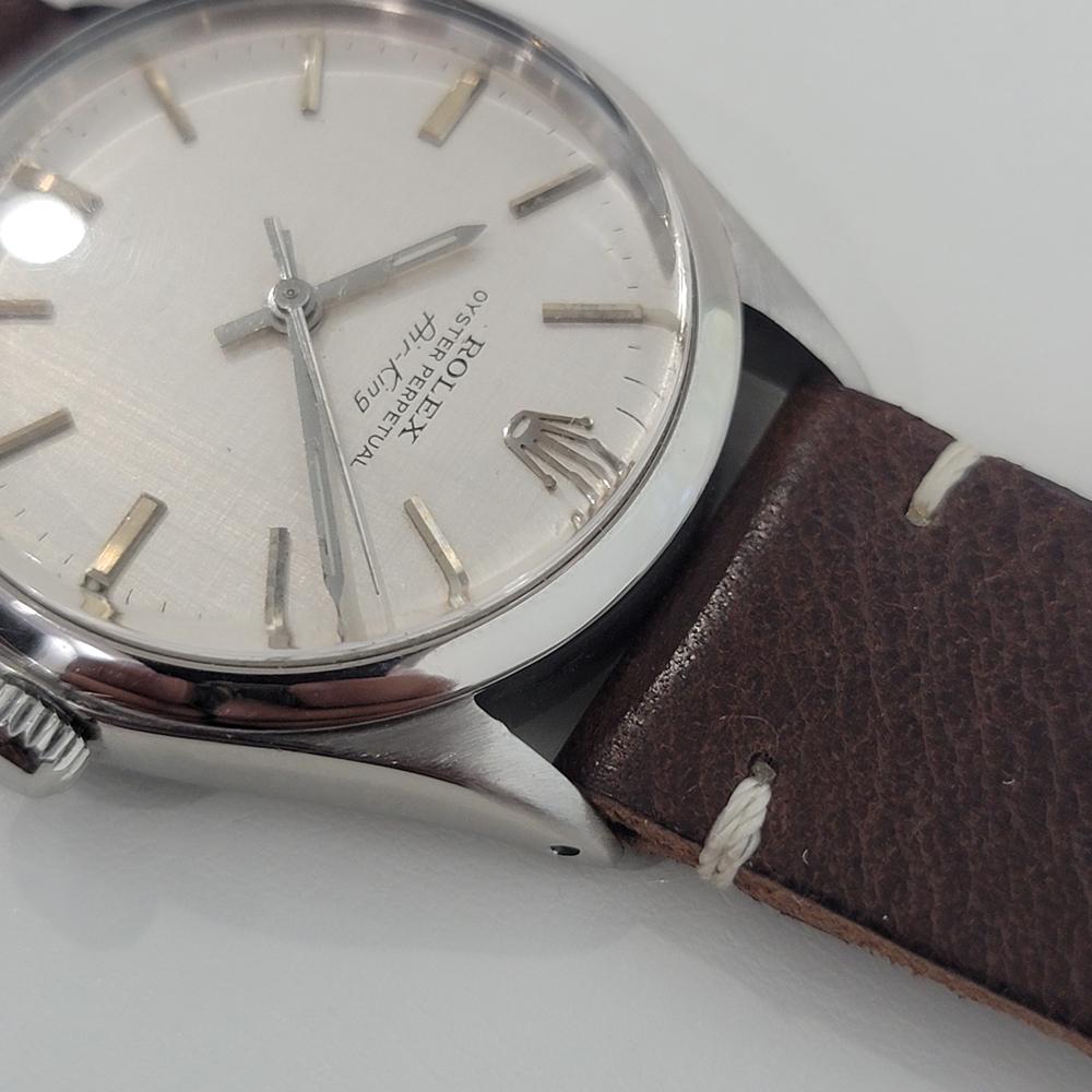 Men's Mens Rolex Oyster Perpetual Ref 5500 Air King Automatic 1970s Swiss RA253B